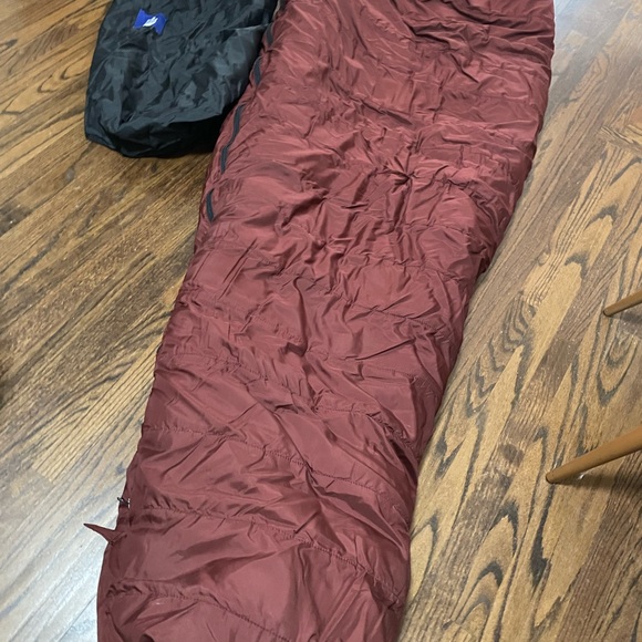 The North Face Burgundy Sleeping Bag